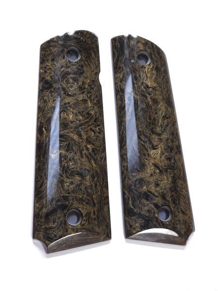 Gold Infused Carbon Fiber 1911 Grips (Full Size)