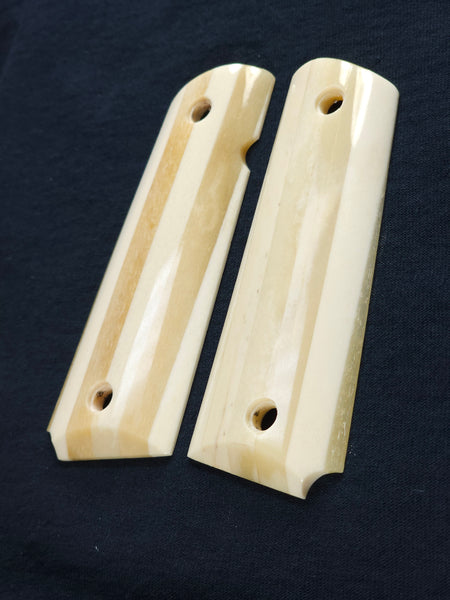 Laminated Genuine Giraffe Bone 1911 Grips (Full Size)