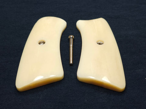 Genuine Giraffe Bone Ruger Gp100 Grip Inserts