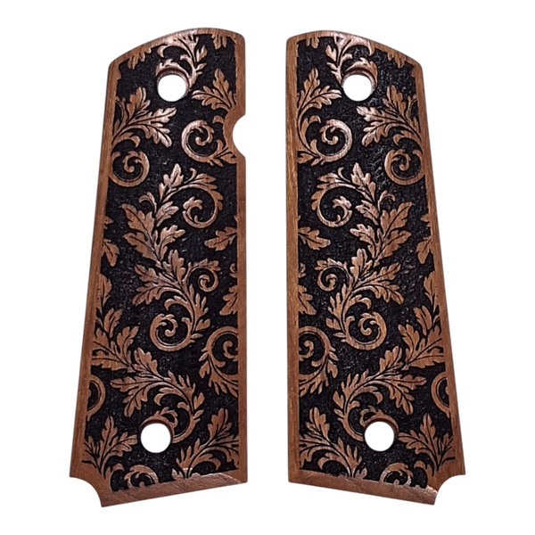 Cherry Inked Floral 1911 Grips (Full Size)