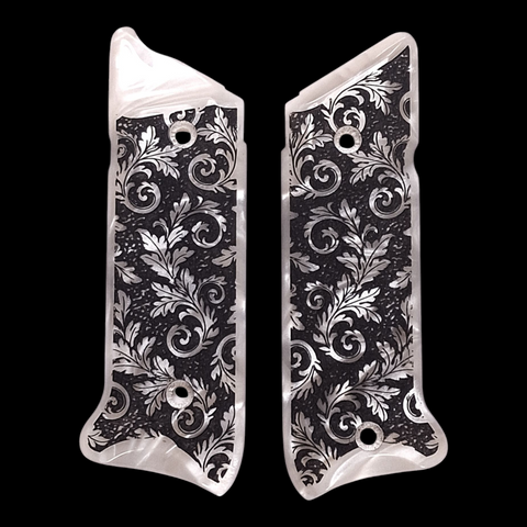 Pearl Floral Scroll Ruger Mark IV Grips