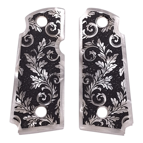 Pearl Floral Scroll Kimber Micro 380 Grips