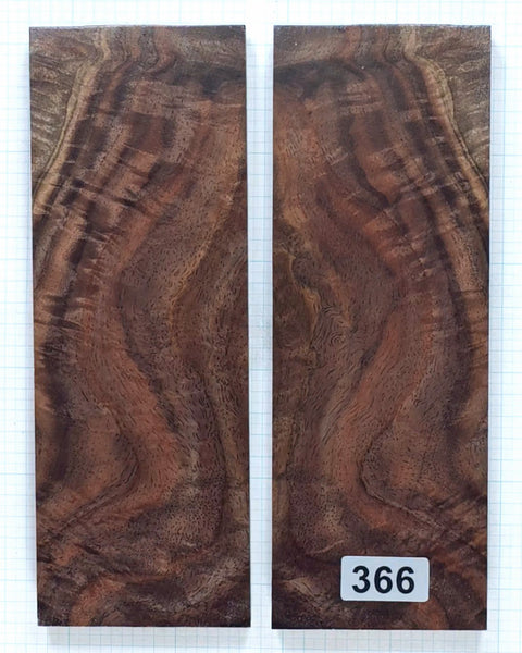 Figured Walnut Burl scales #366