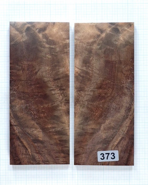 Figured Walnut Burl scales #373