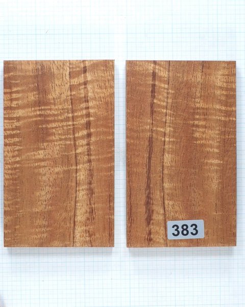 Curly Hawaiian Koa scales #383