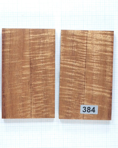 Curly Hawaiian Koa scales #384