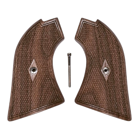 Walnut Checkered Heritage Rough Rider Grips