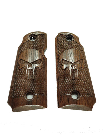 Walnut Punisher  Kimber Micro 380 Grips #2